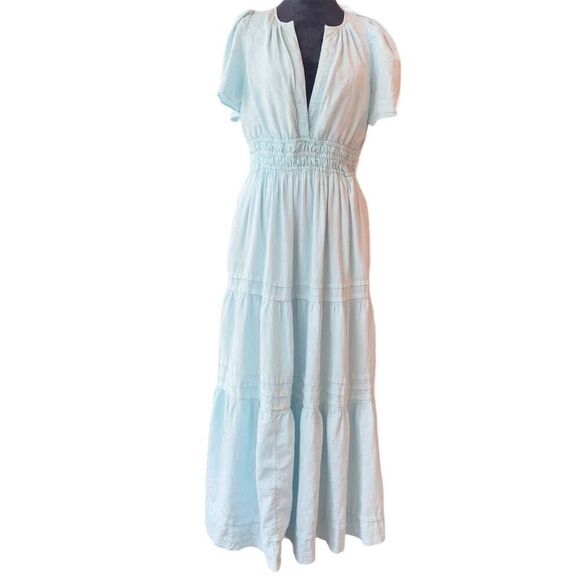 NWOT‎ Anthropologie Light Blue "The Somerset" Maxi Dress Women’s small - Picture 5 of 8